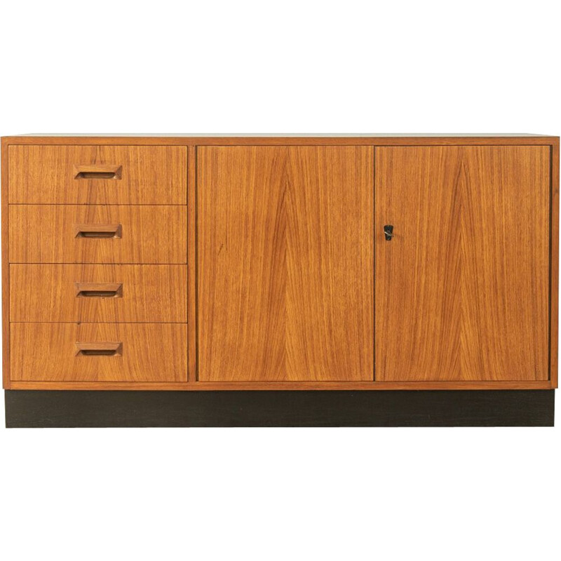 Credenza vintage in teak e formica per DeWe, Germania