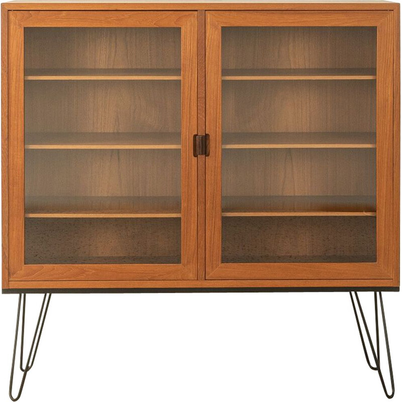 Vintage teak veneer showcase, 1960