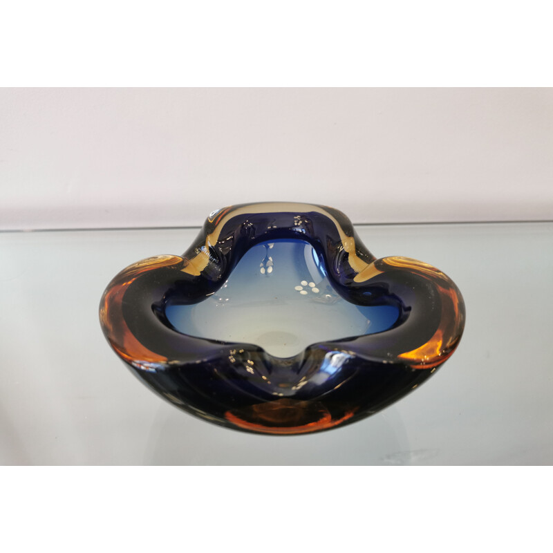 Vintage ashtray in Murano glass, Italy 1960s