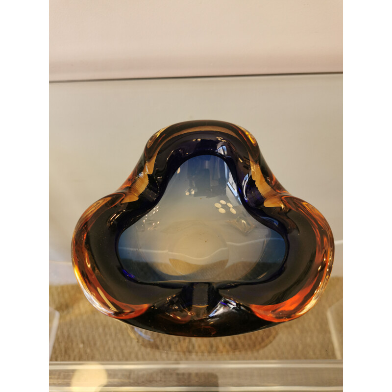 Vintage ashtray in Murano glass, Italy 1960s