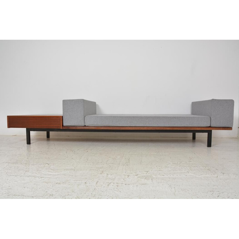 Vintage bench "Cansado" model by Charlotte Perriand for Steph Simon, 1958