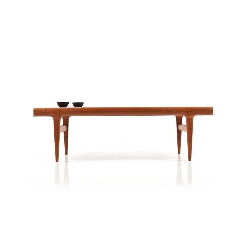 Danish CFC Silkeborg coffee table in teak, Johannes ANDERSEN - 1960s