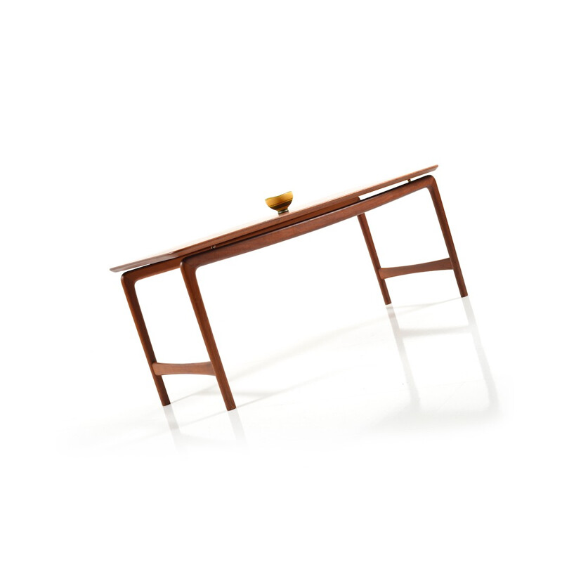 France & Daverkosen coffee table in teak, Peter HVIDT & Orla MØLGAARD NIELSEN - 1950s