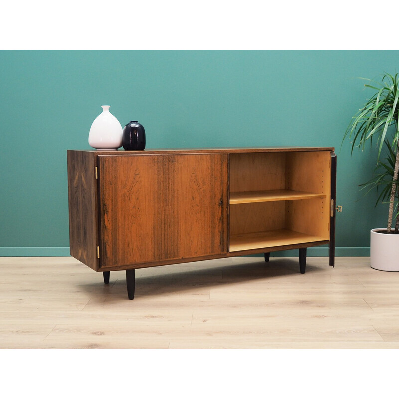 Vintage rosewood Danish highboard by Carlo Jensen, 1960s