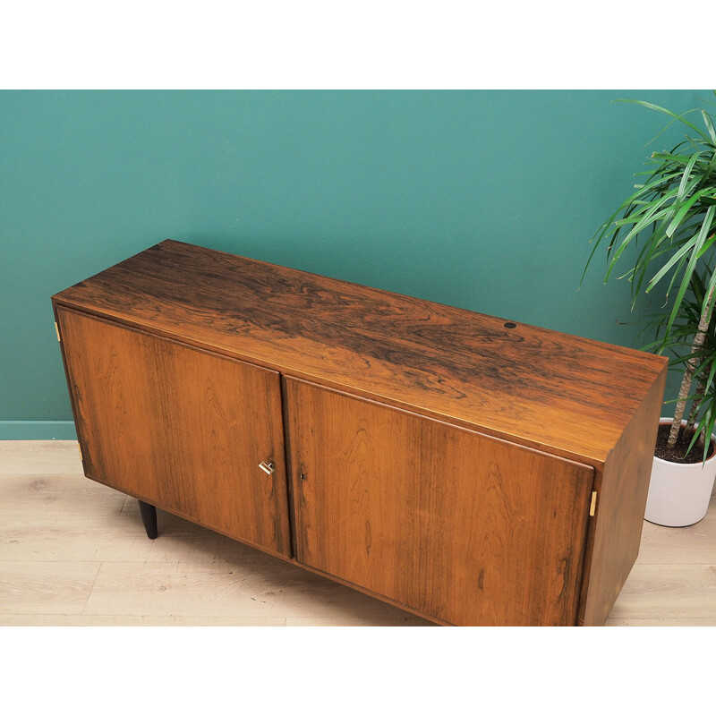 Vintage rosewood Danish highboard by Carlo Jensen, 1960s