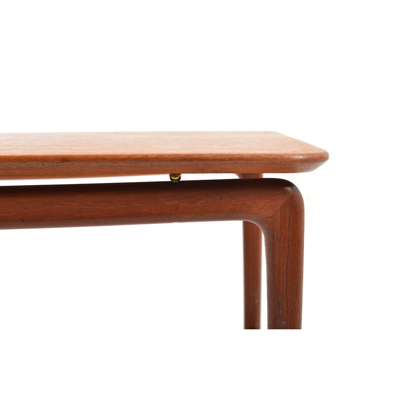 France & Daverkosen coffee table in teak, Peter HVIDT & Orla MØLGAARD NIELSEN - 1950s