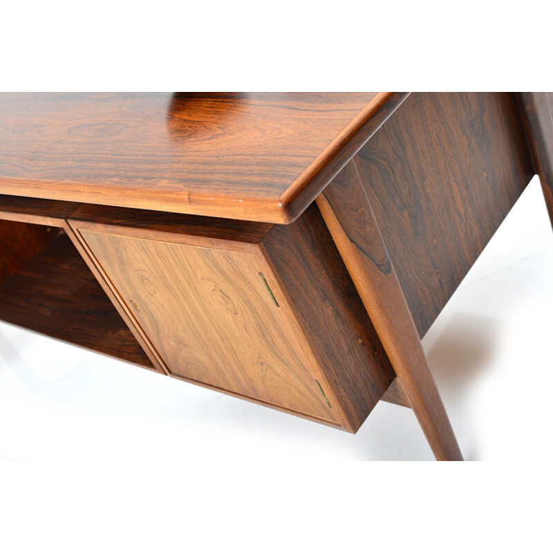 Danish Feldballes Furniture desk in rosewood, Kai KRISTIANSEN - 1960s