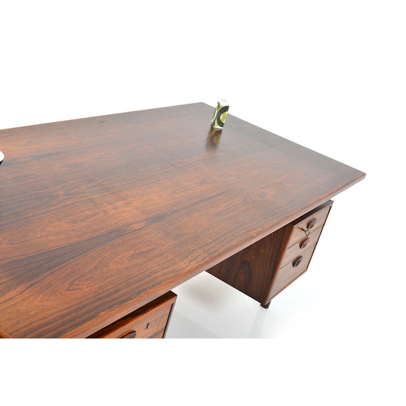 Danish Feldballes Furniture desk in rosewood, Kai KRISTIANSEN - 1960s