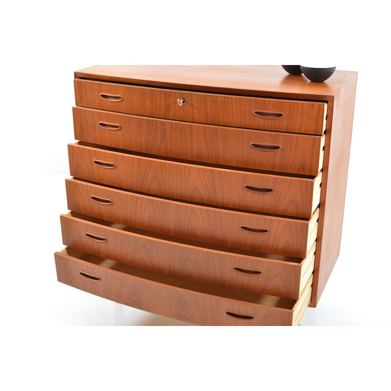 Danish chest of drawers in teak wood - 1960s