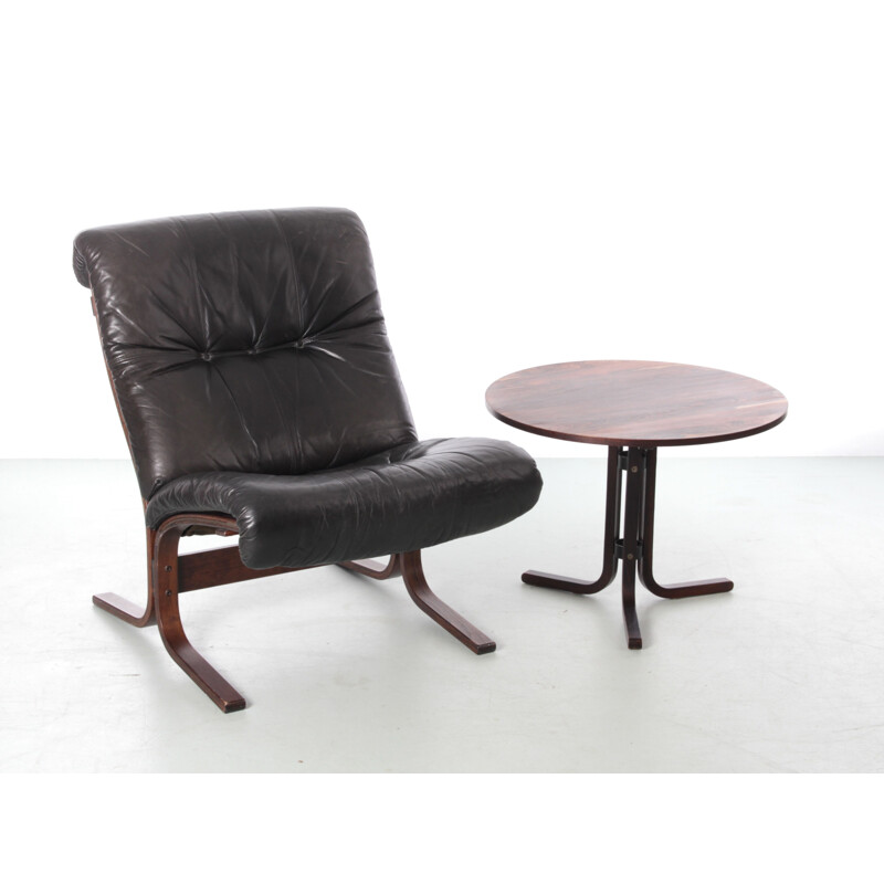 Fauteuil scandinave vintage Siesta par Ingmar Relling pour Westnofa, 1980