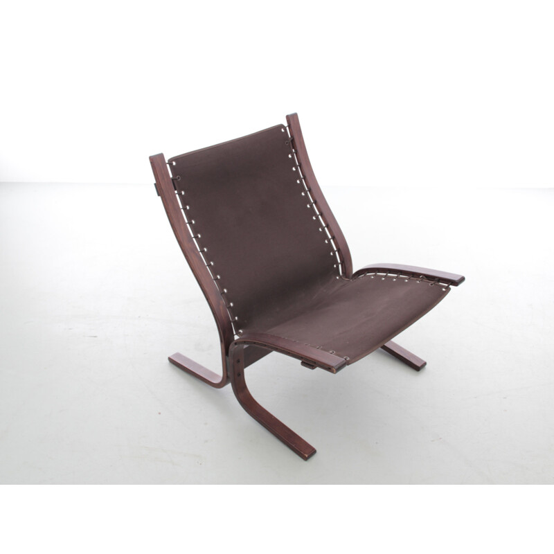 Scandinavian vintage Siesta armchair by Ingmar Relling for Westnofa, 1980s