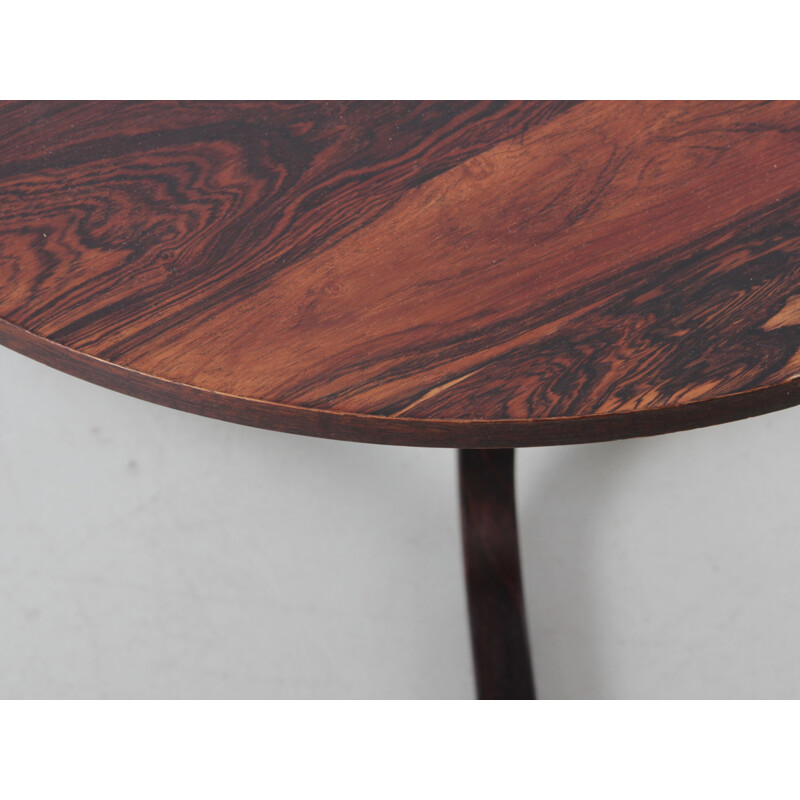 Table basse scandinave vintage en palissandre par Ingmar Relling pour Westnofa
