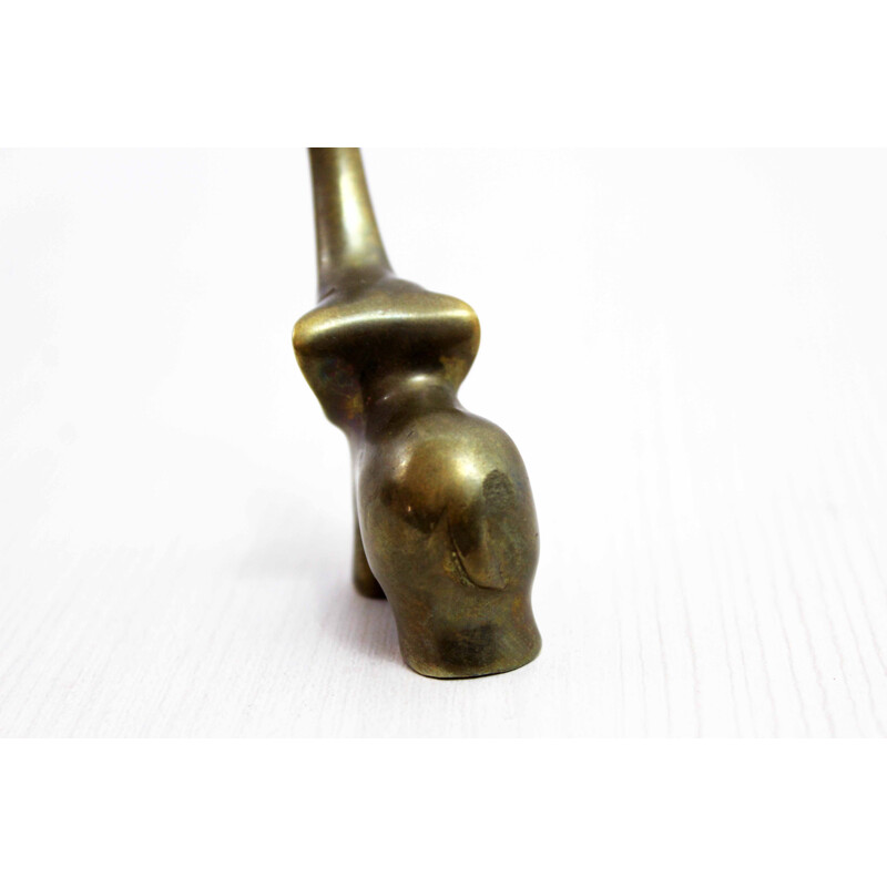 Vintage bronze ring holder by Walter Bosse, 1960s