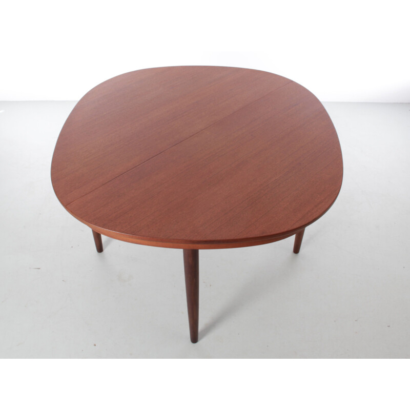 Scandinavian vintage teak dining set by Jans Olsen for Frem Rojle, 1950