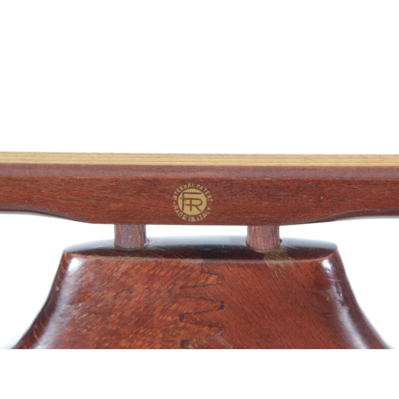 Vintage mahogany stained beechwood valet by Ico Parisi for Fratelli Reguitti