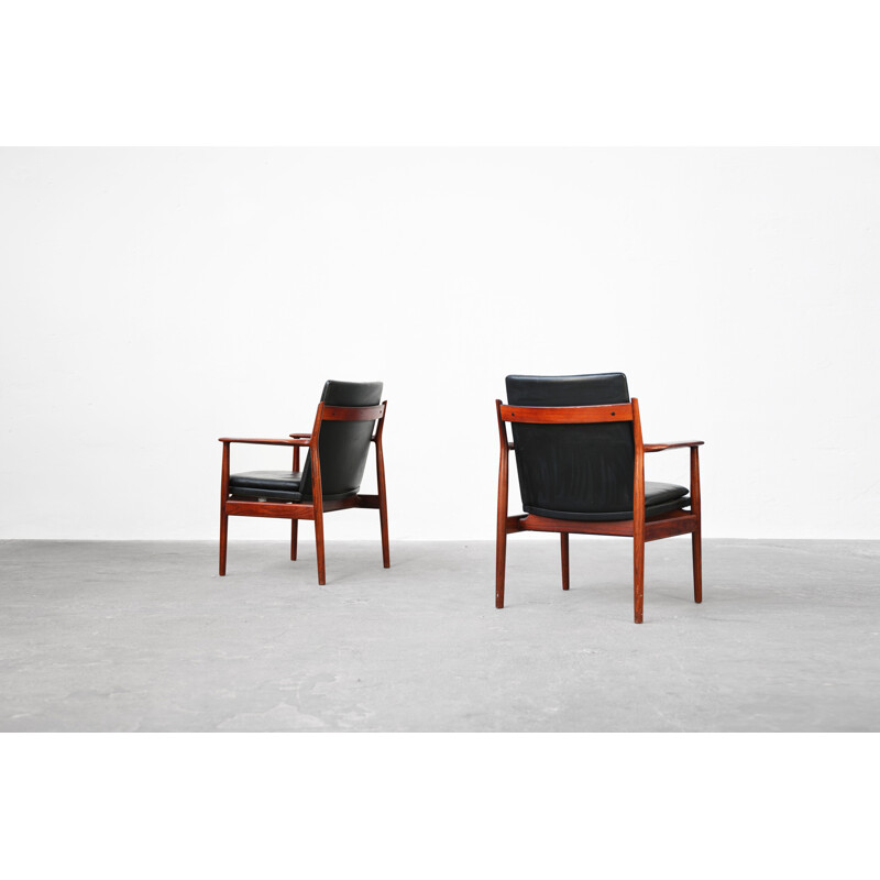 Pareja de sillones vintage modelo 431 de Arne Vodder para Sibast, 1960