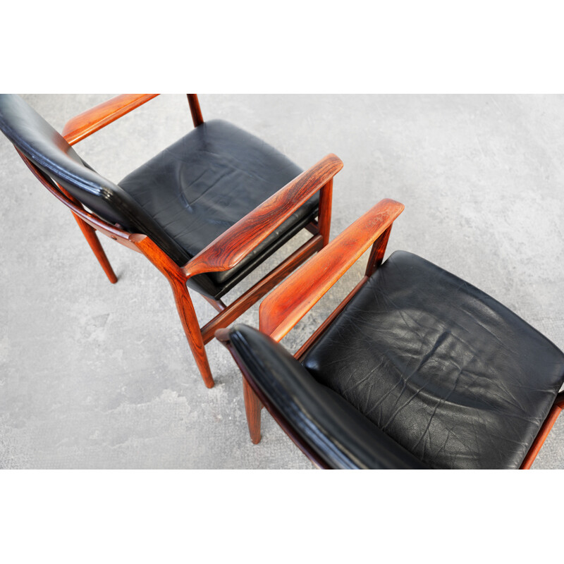 Paire de fauteuils vintage modèle 431 par Arne Vodder pour Sibast, 1960