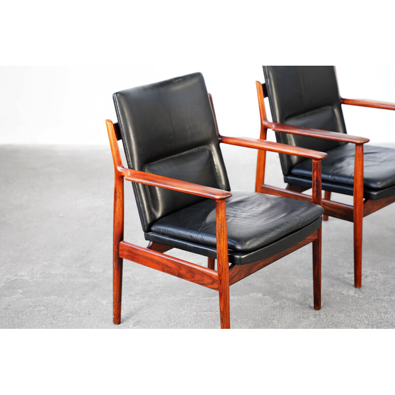 Pair of vintage armchairs model 431 by Arne Vodder for Sibast, 1960s