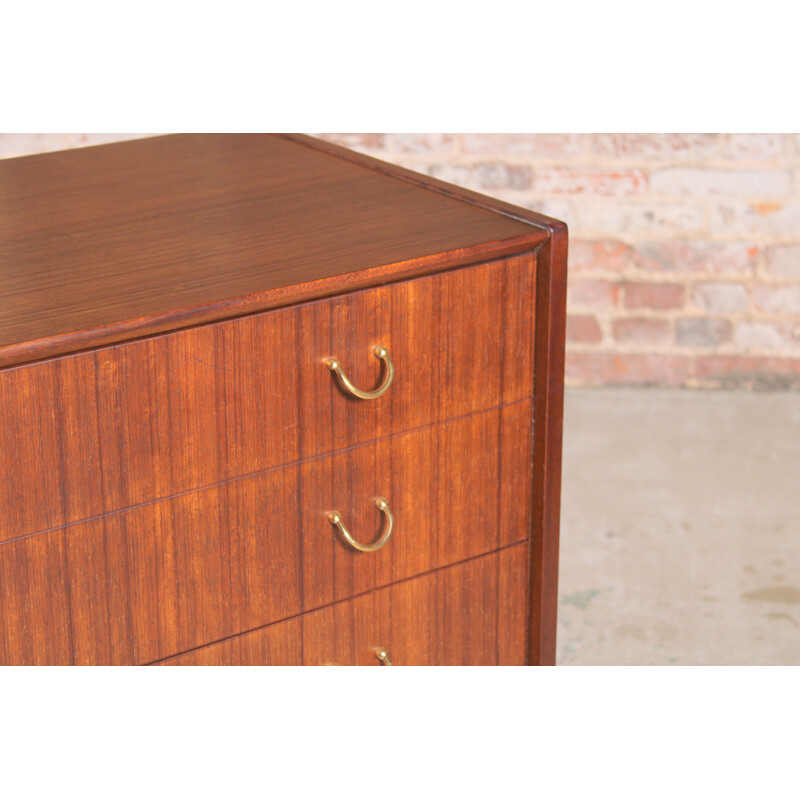 Mid century Librenza Tola & Black chest of drawers by G Plan, 1960