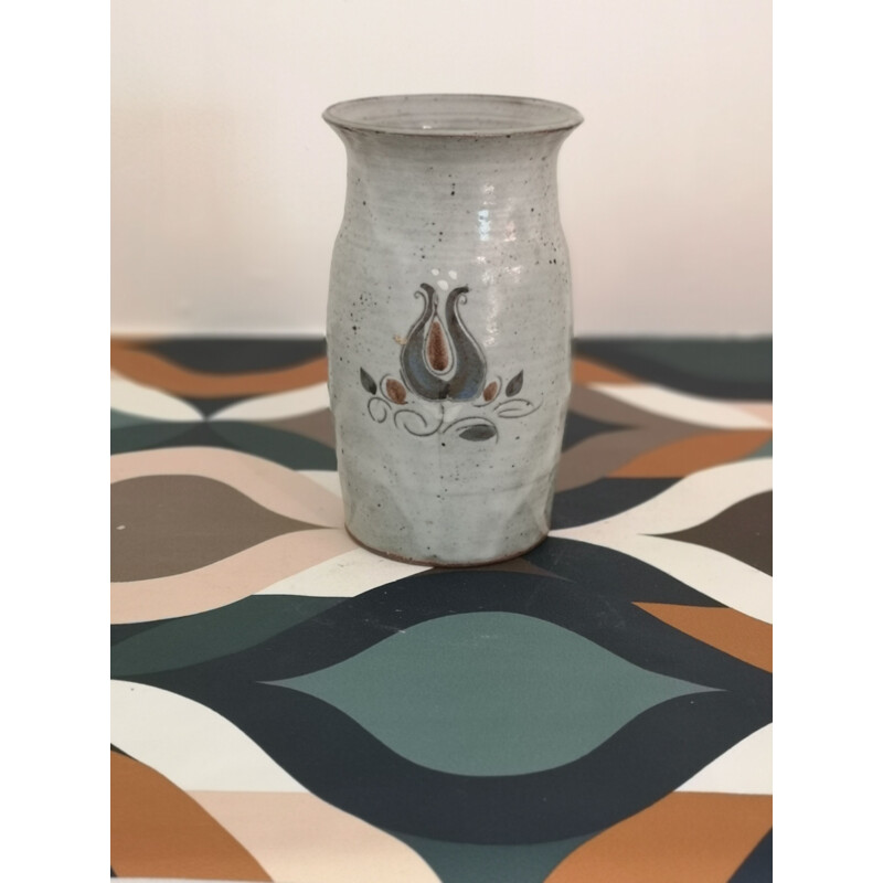 Vintage sandstone vase by Ah