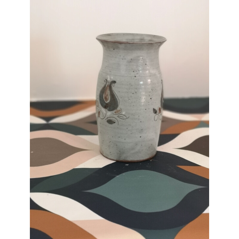 Vase vintage en grés par Ah