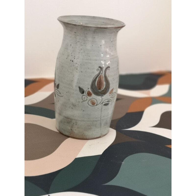 Vintage sandstone vase by Ah