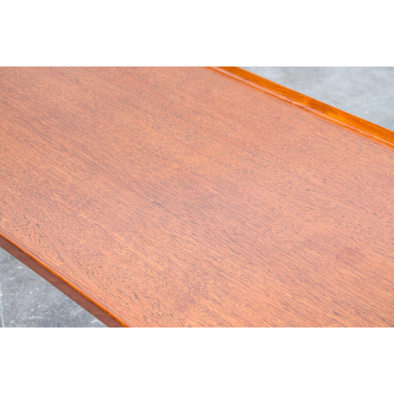 Vintage teak and oak coffee table by Aksel Bender Madsen for Bovenkamp, 1960