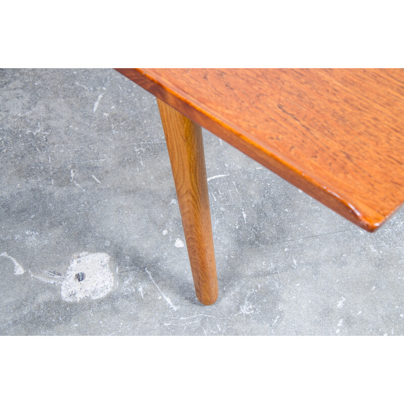 Vintage teak and oak coffee table by Aksel Bender Madsen for Bovenkamp, 1960