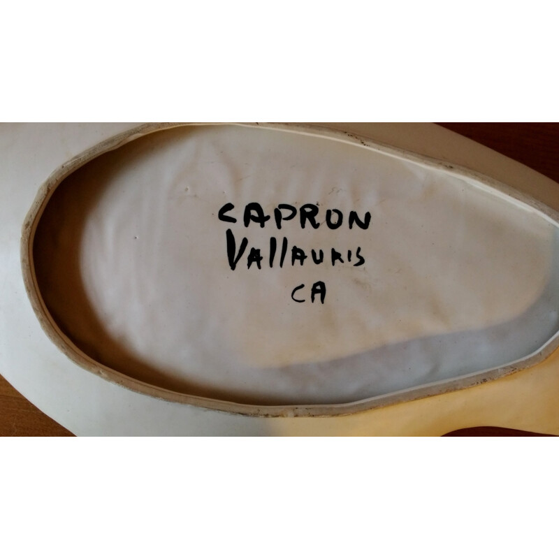 Vallauris big platter, Roger CAPRON - 1950