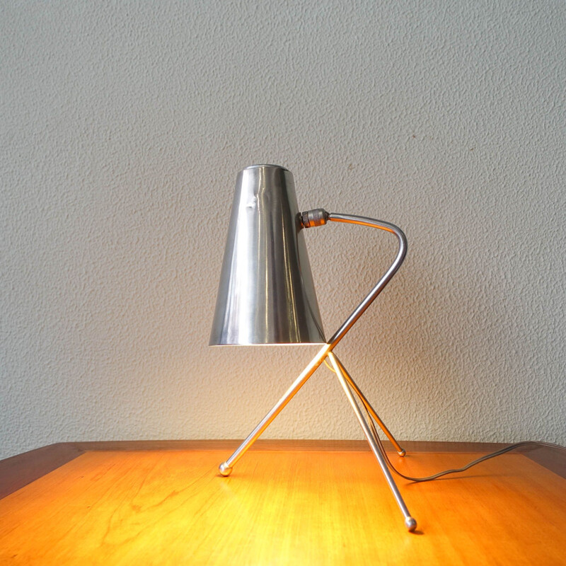 Italian mid-century tripod desk lamp, 1950s