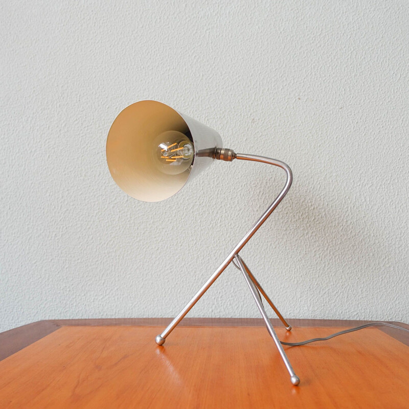 Italian mid-century tripod desk lamp, 1950s