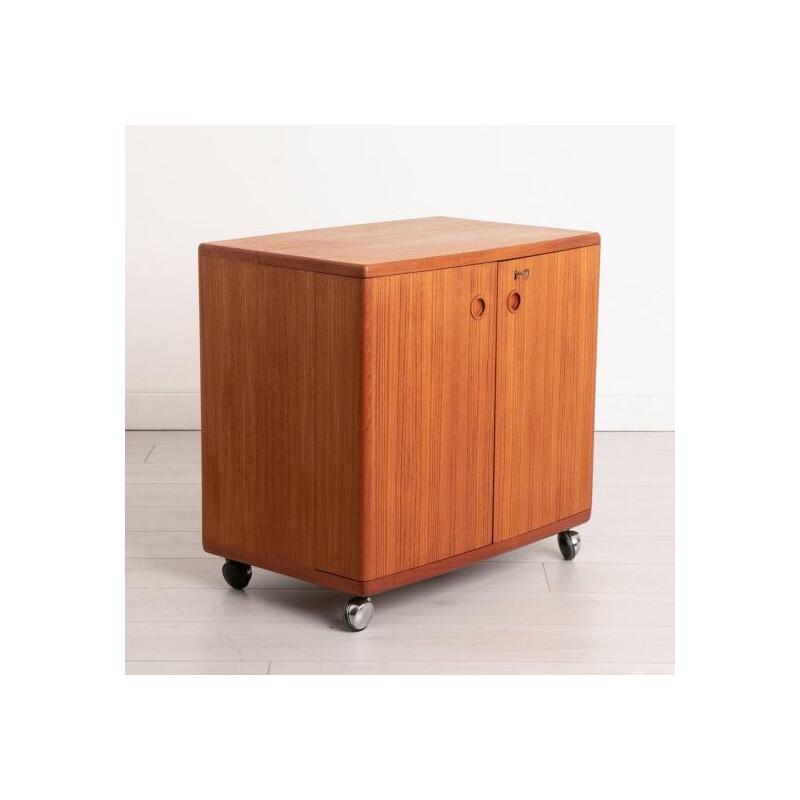 Danish mid century teak drinks cabinet by Illum Wikkelsø for Silkeborg, 1960