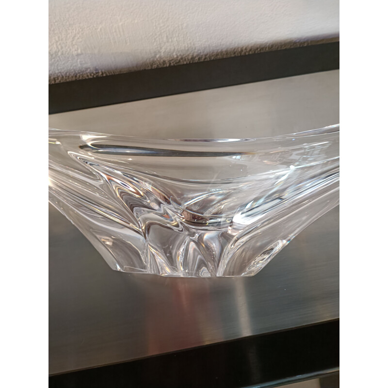 Taza de cristal vintage de Daum, Francia 1950
