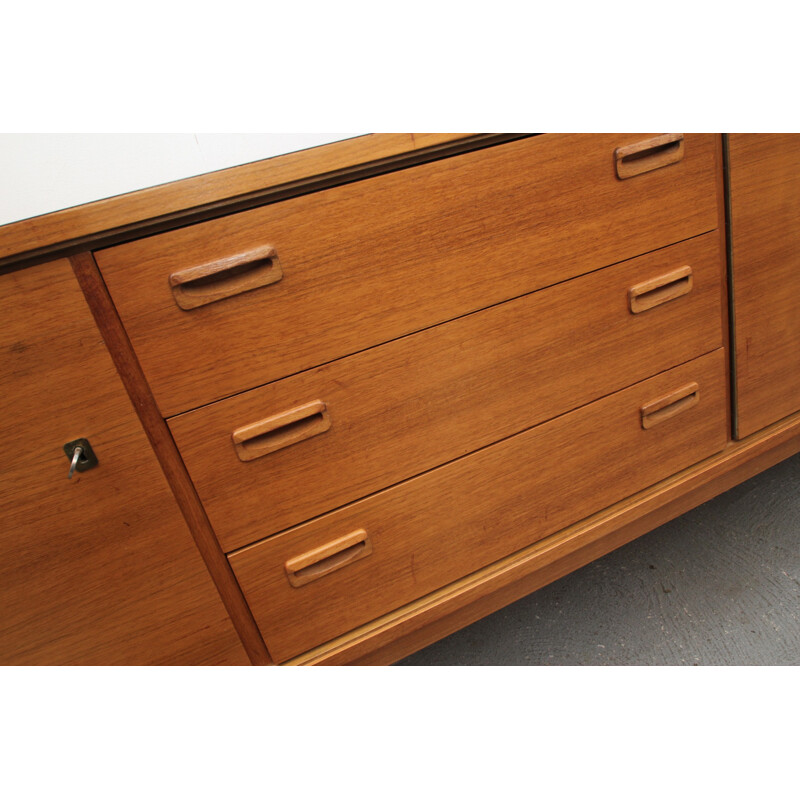 Large sideboard in teak and formica - 1960s