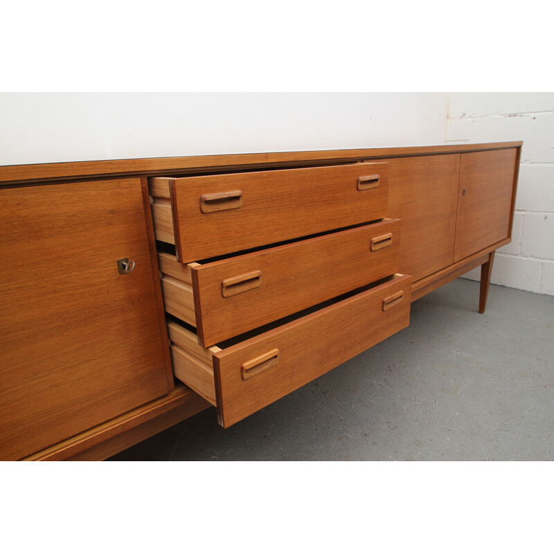 Large sideboard in teak and formica - 1960s