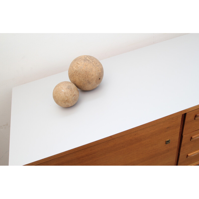 Large sideboard in teak and formica - 1960s