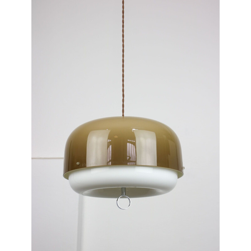 Mid century pendant lamp by Luigi Massoni for Guzzini