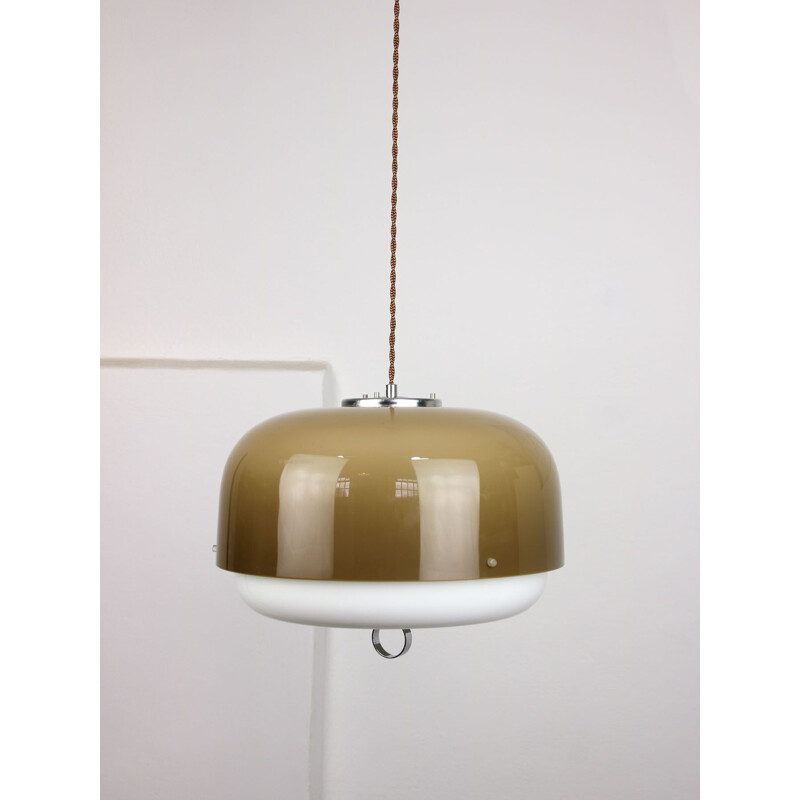 Vintage hanglamp van Luigi Massoni voor Guzzini