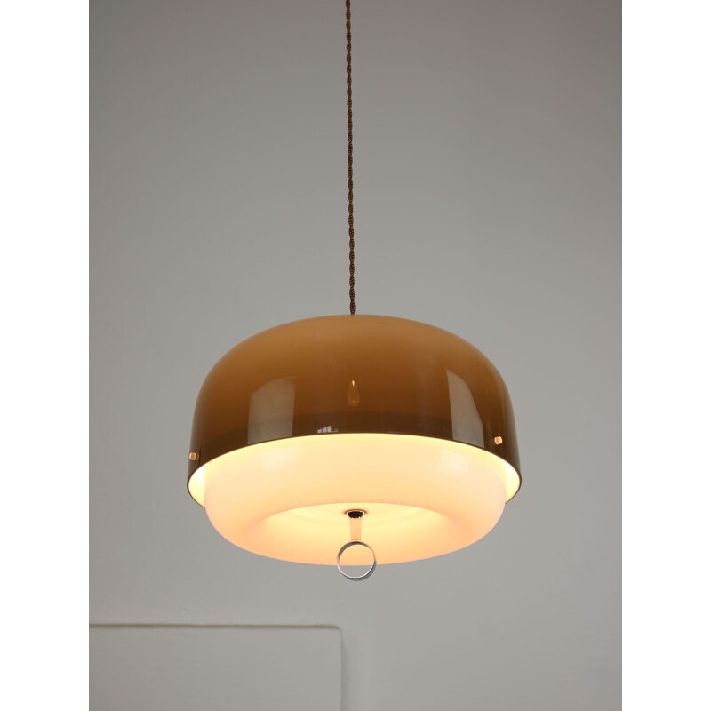 Mid century pendant lamp by Luigi Massoni for Guzzini