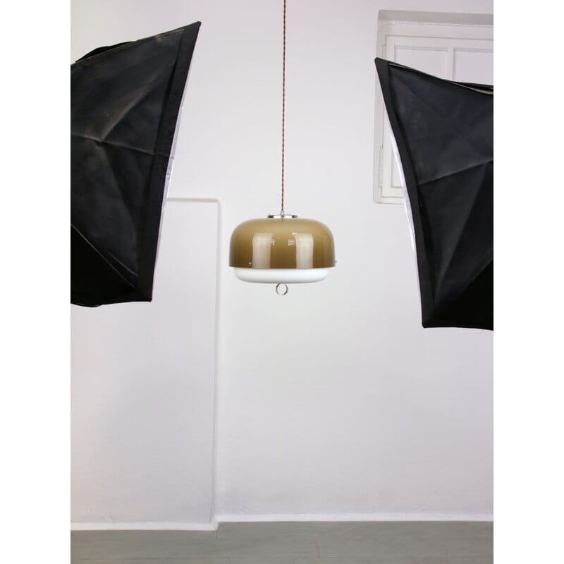 Mid century pendant lamp by Luigi Massoni for Guzzini