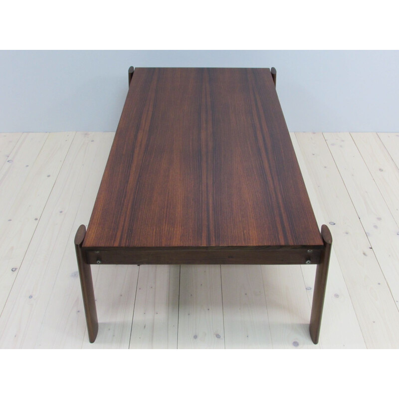 Vintage morado and rosewood coffee table "Mp-51" by Percival Lafer, 1971