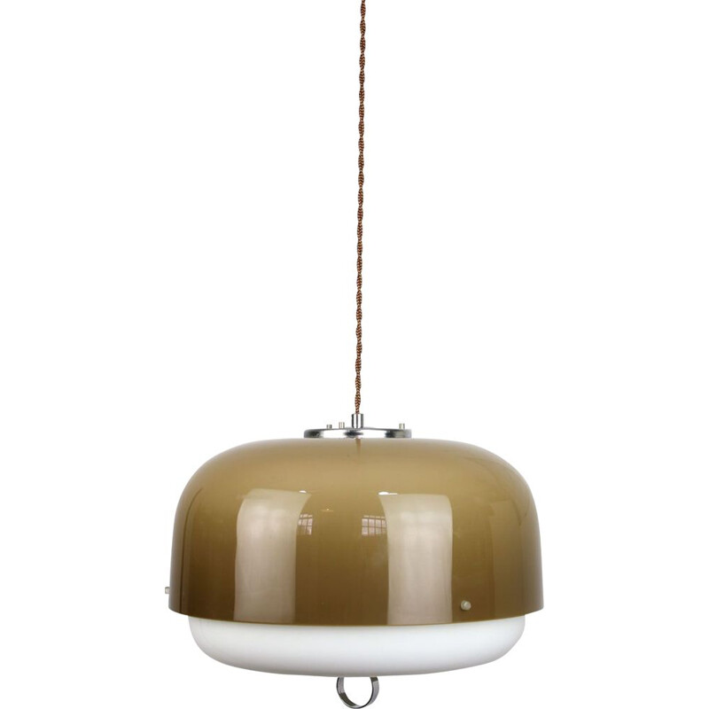 Lámpara de suspensión vintage de Luigi Massoni para Guzzini