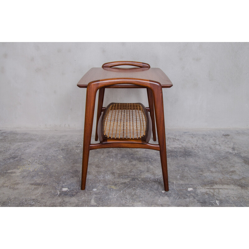 Wébé vintage teak auxiliary table - 1950s