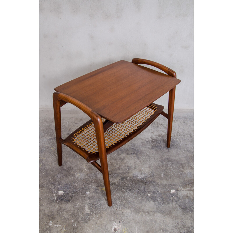 Wébé vintage teak auxiliary table - 1950s