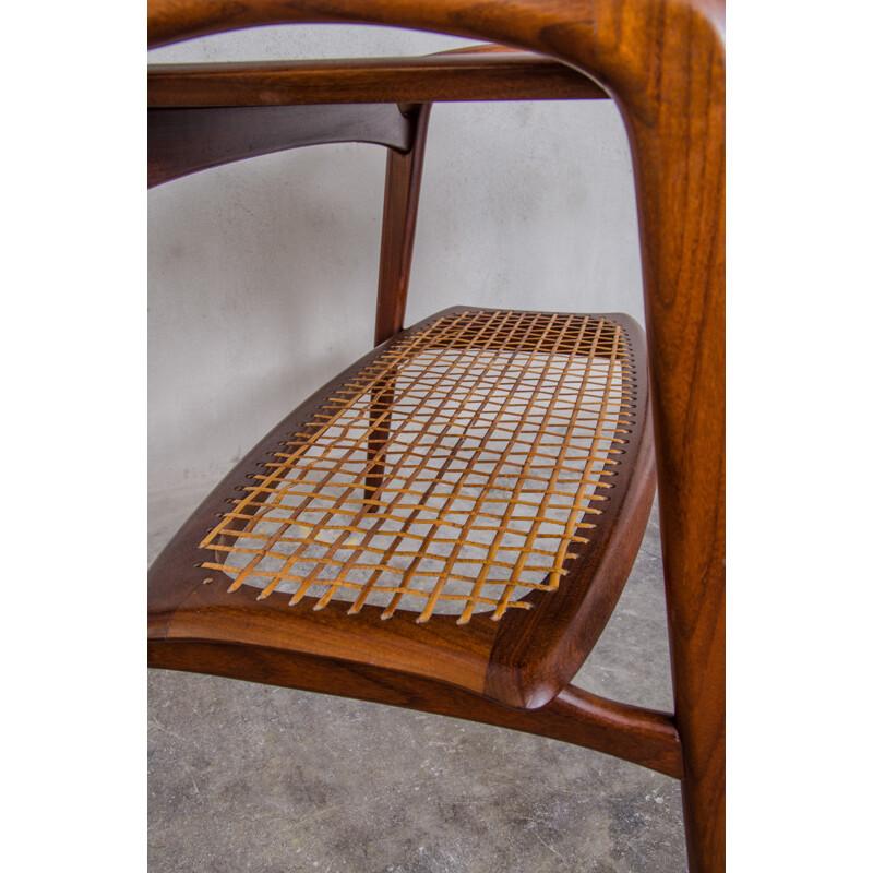 Wébé vintage teak auxiliary table - 1950s