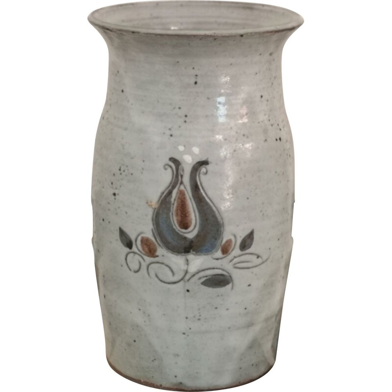 Vintage Vase aus Sandstein von Ah