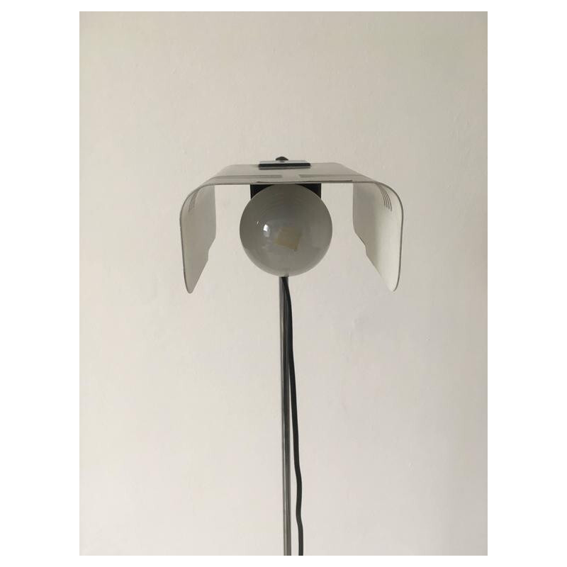 Italian floor lamp in chromed metal, Targetti SANKEY - 1960s