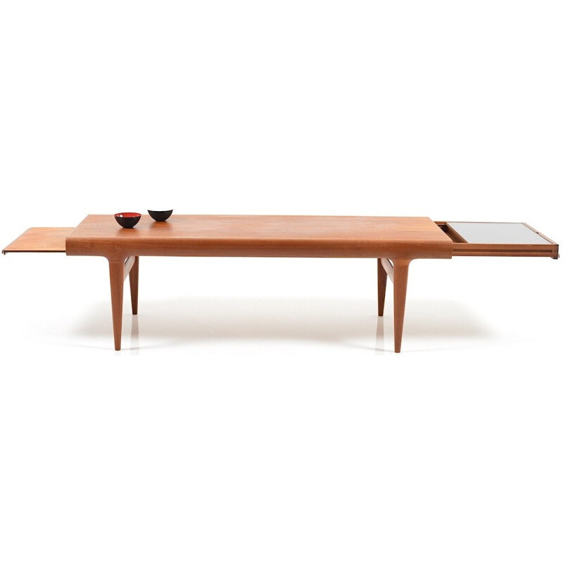 Danish CFC Silkeborg coffee table in teak, Johannes ANDERSEN - 1960s