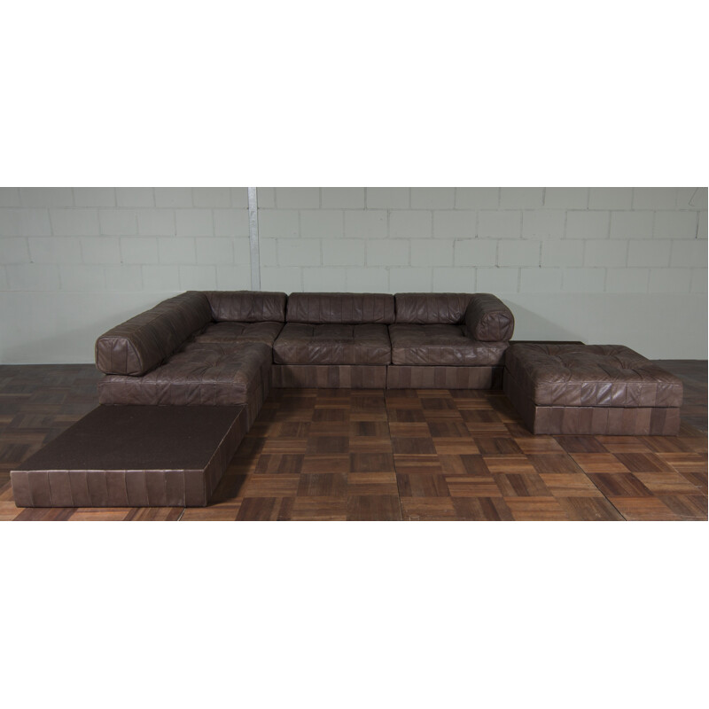 Modular De Sede "DS 88" patchwork sofa - 1970s