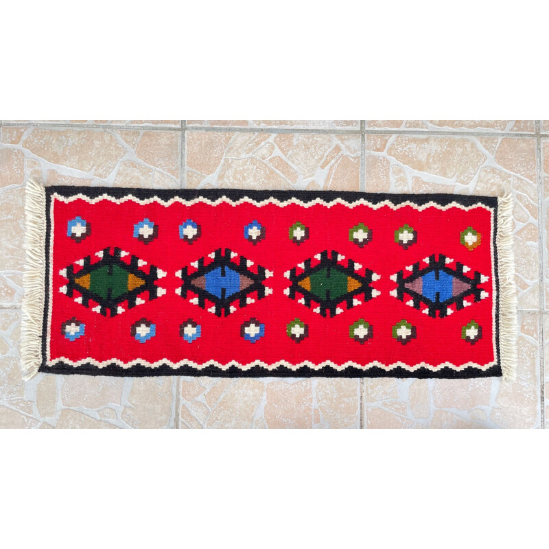 Scandinavian vintage Rolakan rug in wool